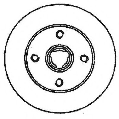 Imagine Disc frana BENDIX 561460B