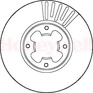 Imagine Disc frana BENDIX 561737B