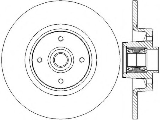 Imagine Disc frana BENDIX 562377B