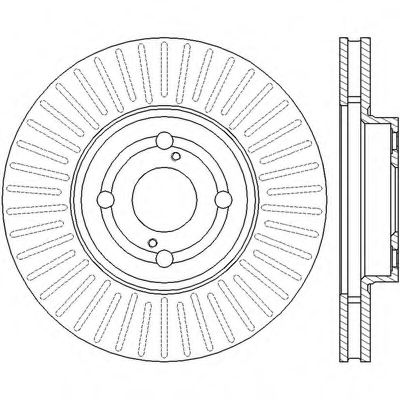 Imagine Disc frana BENDIX 562435BC