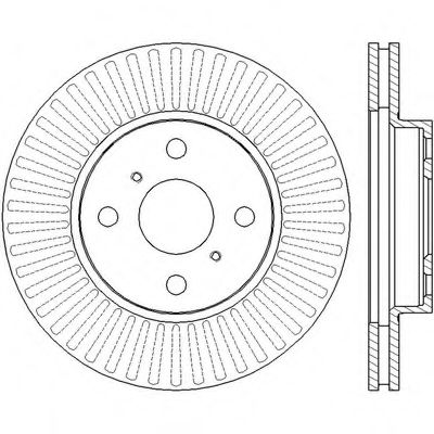 Imagine Disc frana BENDIX 562455BC