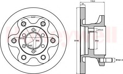 Imagine Disc frana BENDIX 562467B