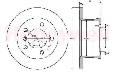 Imagine Disc frana BENDIX 562471B