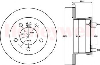 Imagine Disc frana BENDIX 562482B