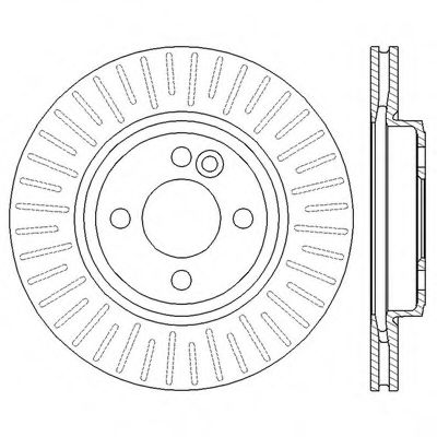 Imagine Disc frana BENDIX 562570BC