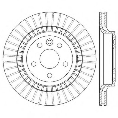 Imagine Disc frana BENDIX 562605BC