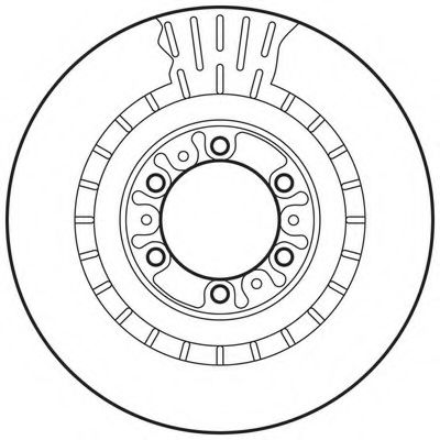 Imagine Disc frana BENDIX 562798BC