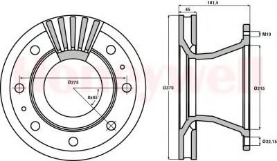 Imagine Disc frana BENDIX 567126B