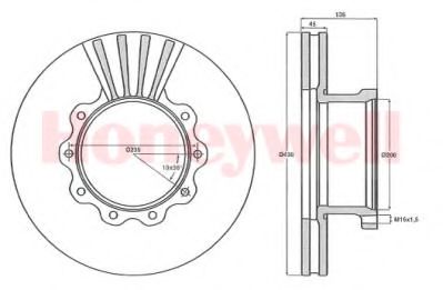 Imagine Disc frana BENDIX 567400B