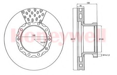 Imagine Disc frana BENDIX 567403B