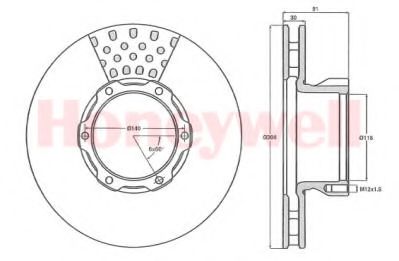 Imagine Disc frana BENDIX 567770B