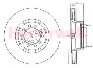 Imagine Disc frana BENDIX 567952B