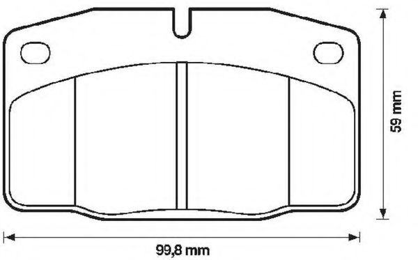 Imagine set placute frana,frana disc BENDIX 571276X