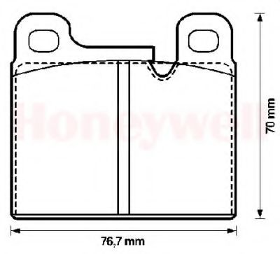 Imagine set placute frana,frana disc BENDIX 571349B