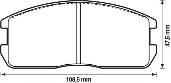 Imagine set placute frana,frana disc BENDIX 572209B