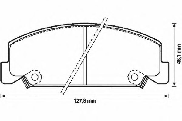 Imagine set placute frana,frana disc BENDIX 572284B