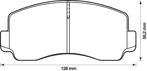 Imagine set placute frana,frana disc BENDIX 572302B