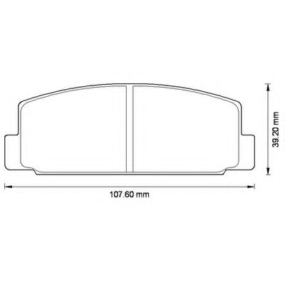 Imagine set placute frana,frana disc BENDIX 572490B