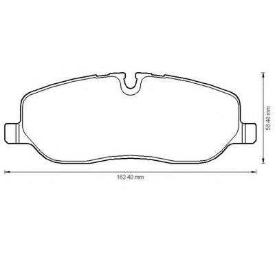 Imagine set placute frana,frana disc BENDIX 572521B