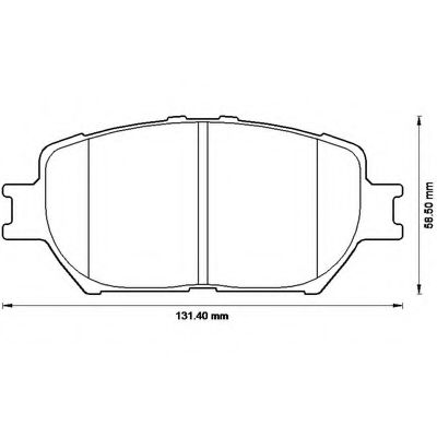 Imagine set placute frana,frana disc BENDIX 572553B