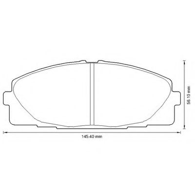 Imagine set placute frana,frana disc BENDIX 572650B