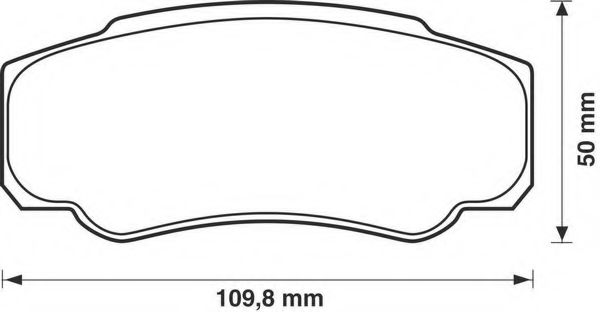 Imagine set placute frana,frana disc BENDIX 573115B