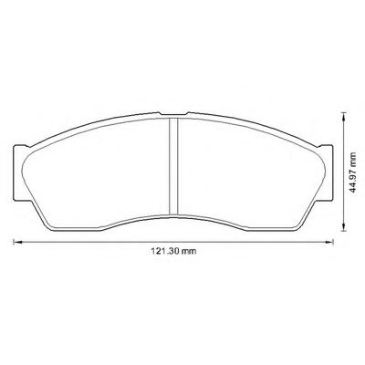 Imagine set placute frana,frana disc BENDIX 573341B