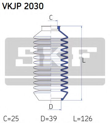 Imagine Ansamblu burduf, directie SKF VKJP 2030