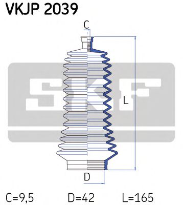 Imagine Ansamblu burduf, directie SKF VKJP 2039