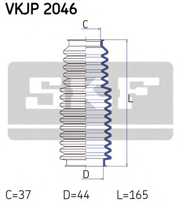 Imagine Ansamblu burduf, directie SKF VKJP 2046