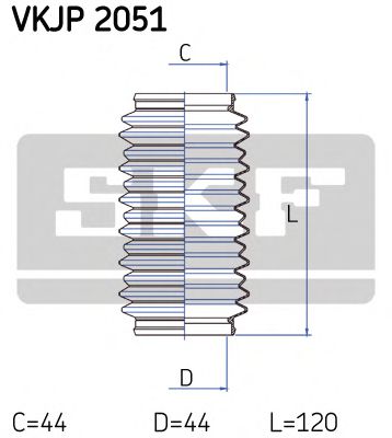 Imagine Ansamblu burduf, directie SKF VKJP 2051