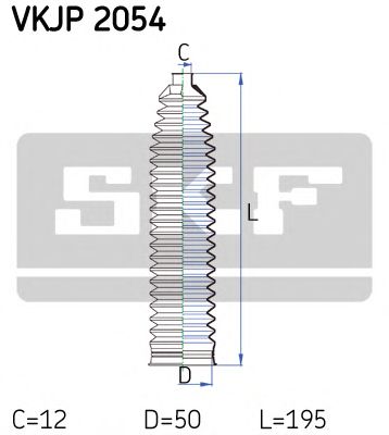 Imagine Ansamblu burduf, directie SKF VKJP 2054