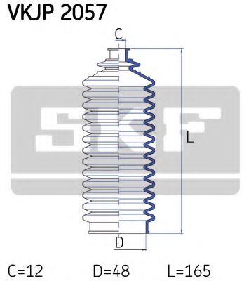 Imagine Ansamblu burduf, directie SKF VKJP 2057