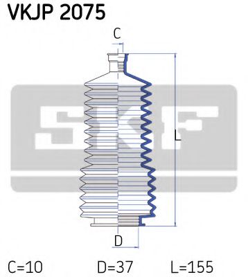 Imagine Ansamblu burduf, directie SKF VKJP 2075