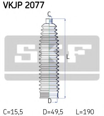 Imagine Ansamblu burduf, directie SKF VKJP 2077