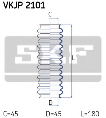 Imagine Ansamblu burduf, directie SKF VKJP 2101