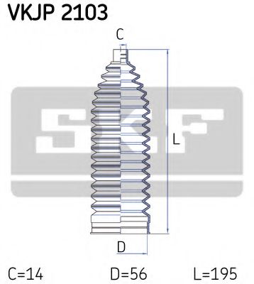 Imagine Ansamblu burduf, directie SKF VKJP 2103