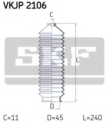 Imagine Ansamblu burduf, directie SKF VKJP 2106