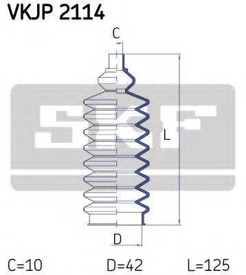 Imagine Ansamblu burduf, directie SKF VKJP 2114