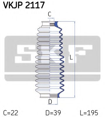 Imagine Ansamblu burduf, directie SKF VKJP 2117