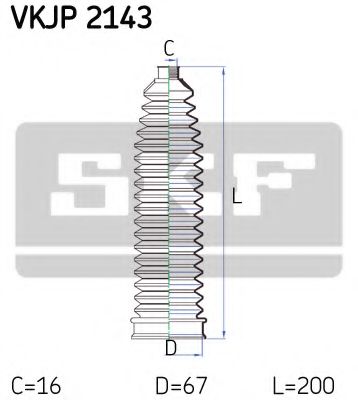 Imagine Ansamblu burduf, directie SKF VKJP 2143