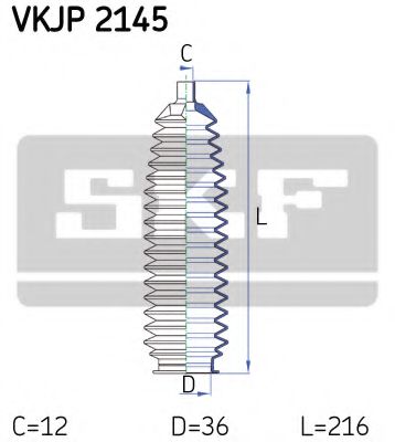 Imagine Ansamblu burduf, directie SKF VKJP 2145