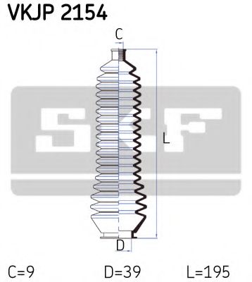 Imagine Ansamblu burduf, directie SKF VKJP 2154