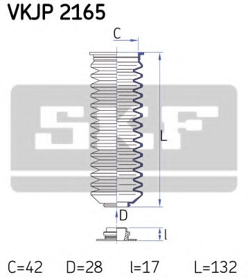 Imagine Ansamblu burduf, directie SKF VKJP 2165