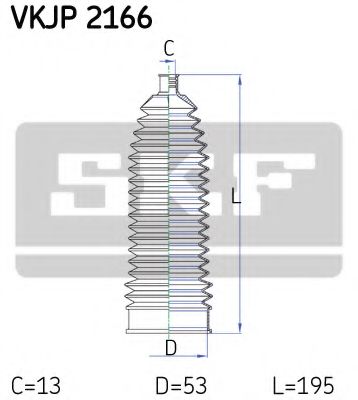 Imagine Ansamblu burduf, directie SKF VKJP 2166