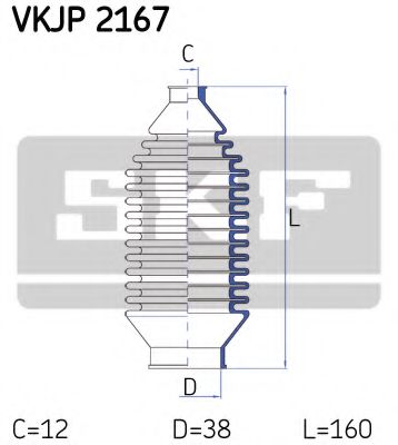 Imagine Ansamblu burduf, directie SKF VKJP 2167