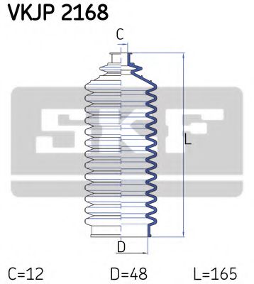 Imagine Ansamblu burduf, directie SKF VKJP 2168