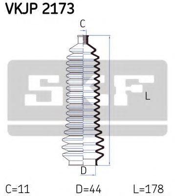 Imagine Ansamblu burduf, directie SKF VKJP 2173