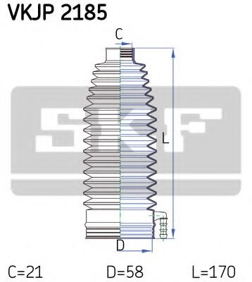 Imagine Ansamblu burduf, directie SKF VKJP 2185