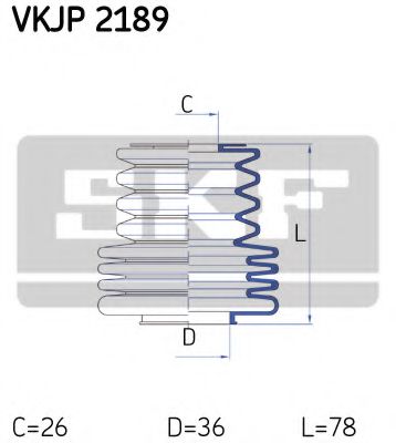 Imagine Ansamblu burduf, directie SKF VKJP 2189